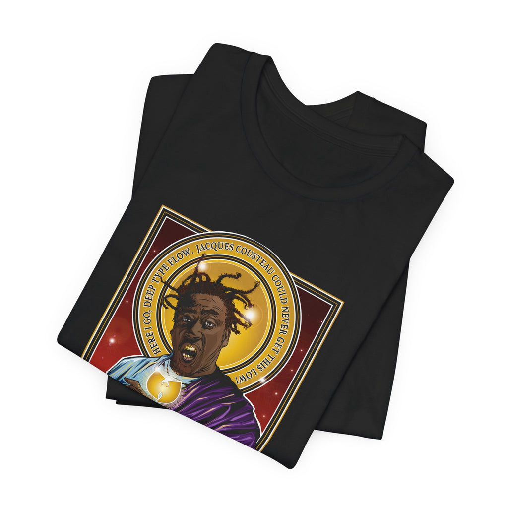 Saint Ol' Dirty Bastard Icon Tee — 'His Holiness Da' Goat' Graphic T‑Shirt
