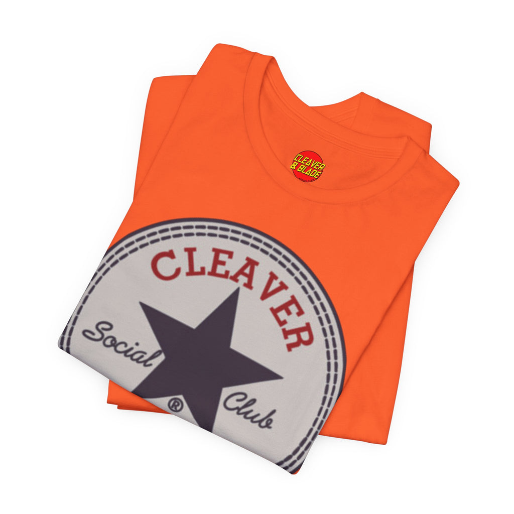 Cleaver & Blade Social Club Tee — Vintage Star Logo T-Shirt
