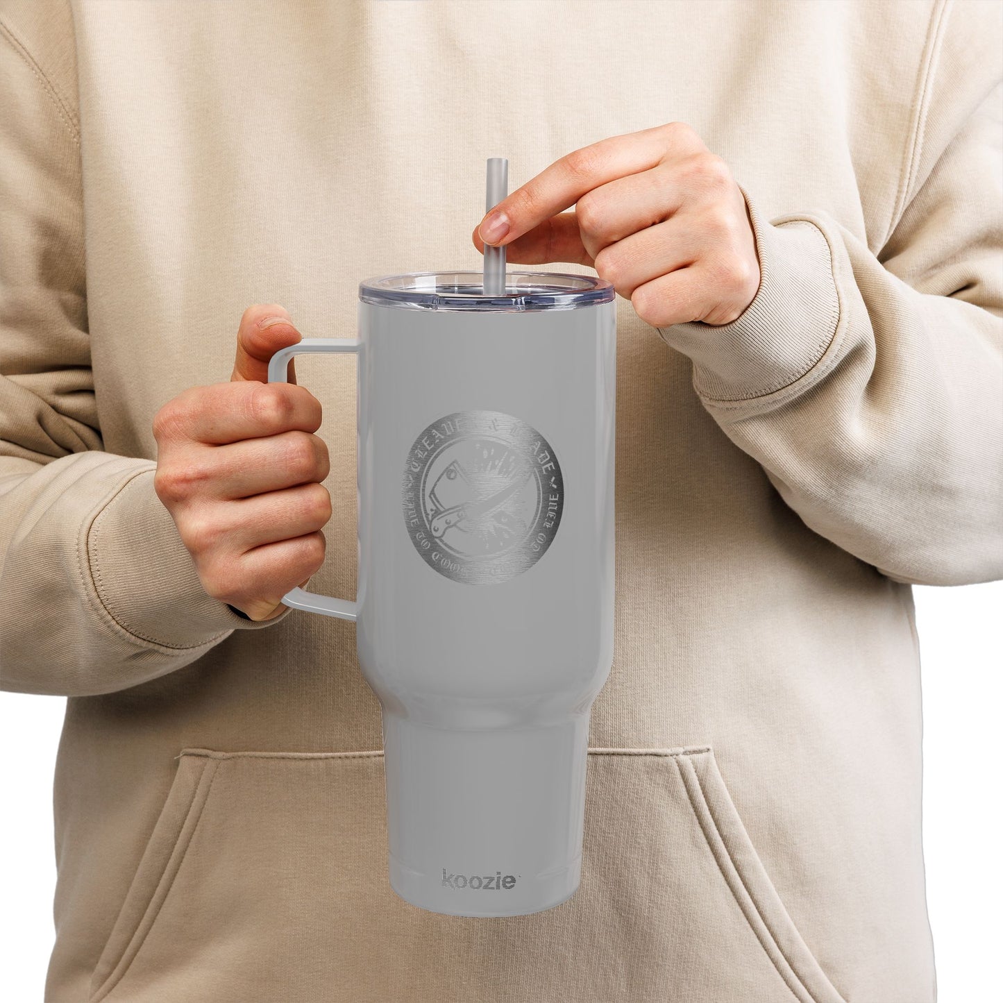 Cleaver & Blade™ Engraved Travel Tumbler, 40oz
