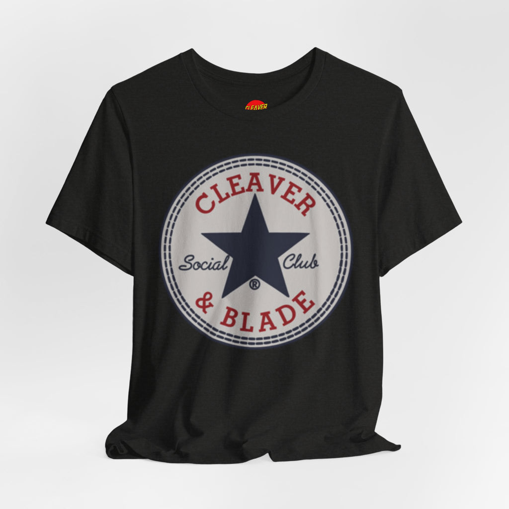 Cleaver & Blade Social Club Tee — Vintage Star Logo T-Shirt