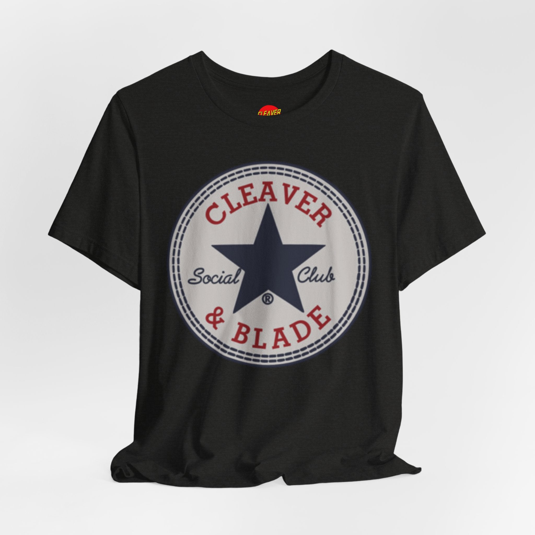 Cleaver & Blade Social Club Tee — Vintage Star Logo T-Shirt