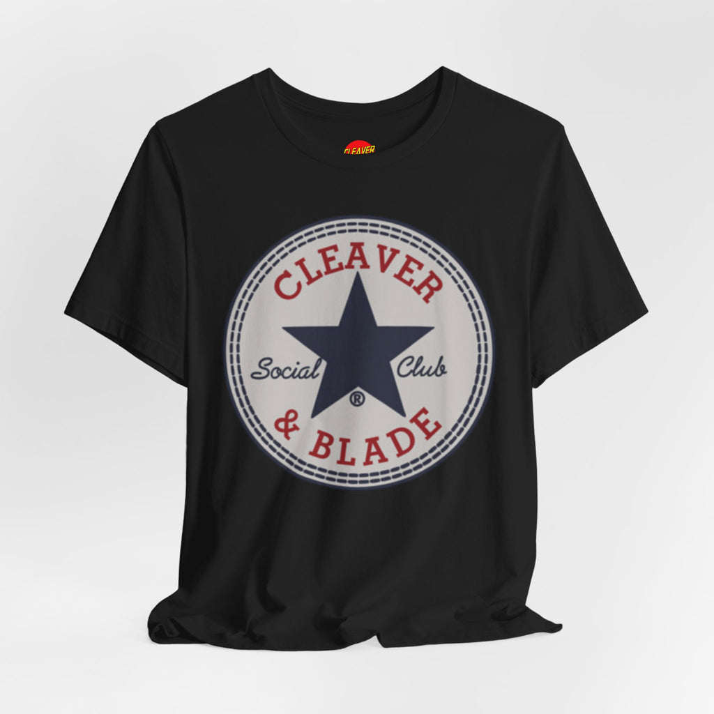 Cleaver & Blade Social Club Tee — Vintage Star Logo T-Shirt
