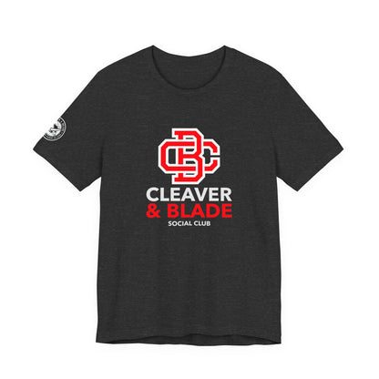 Cleaver & Blade Social Club — College Crest T-Shirt