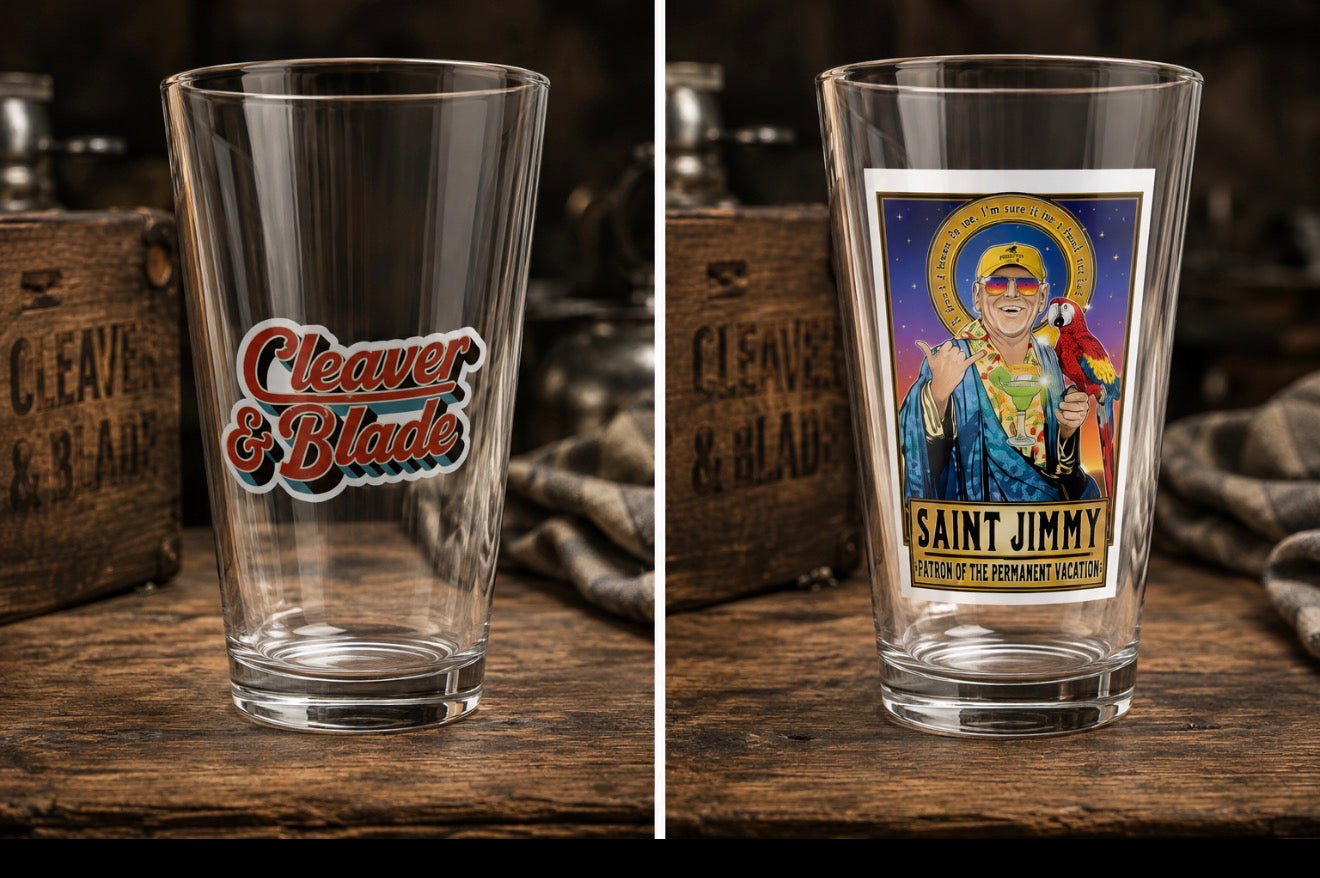 Saint Jimmy Retro Cocktail Mixing Glass (16 oz)