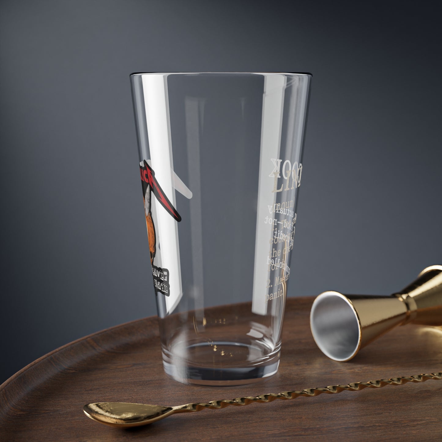 Cleaver & Blade™ "Post Shift" Pint Glass
