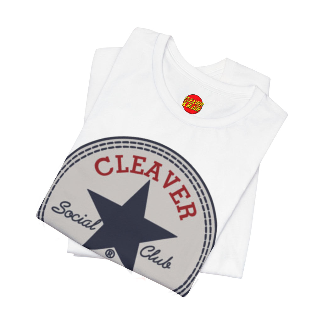 Cleaver & Blade Social Club Tee — Vintage Star Logo T-Shirt