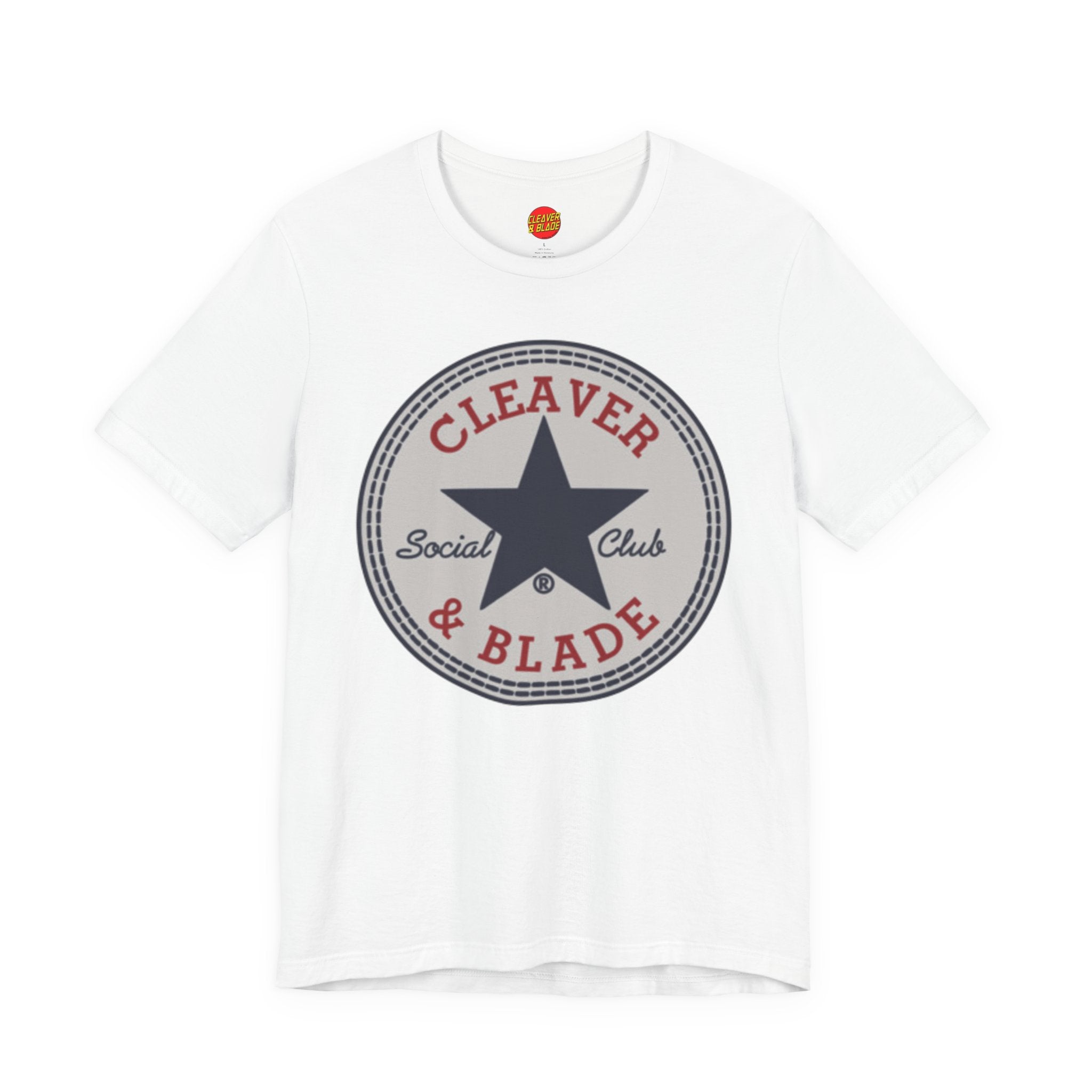 Cleaver & Blade Social Club Tee — Vintage Star Logo T-Shirt