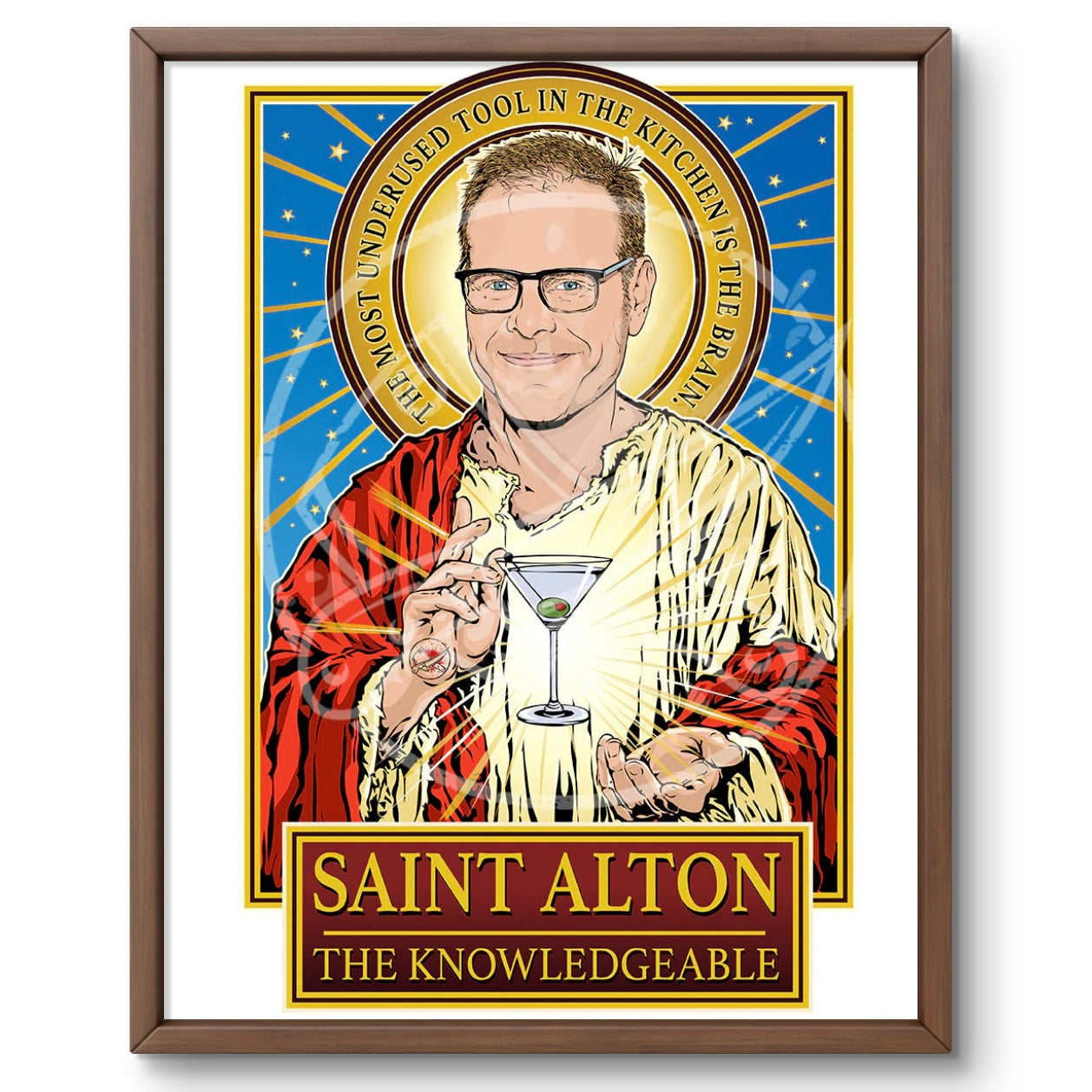 Saint Alton The Knowledgeable Poster Cleaverandblade.com