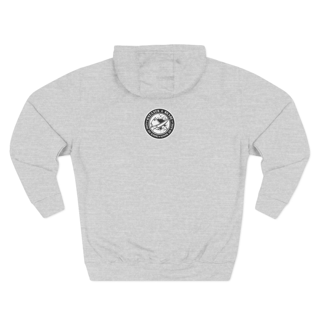 Crawfish Cuts Diagram Hoodie — Seafood Lover Graphic Fleece Hoodie