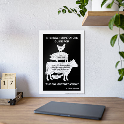 Cleaver & Blade™ "The Enlightened Cook" Poster