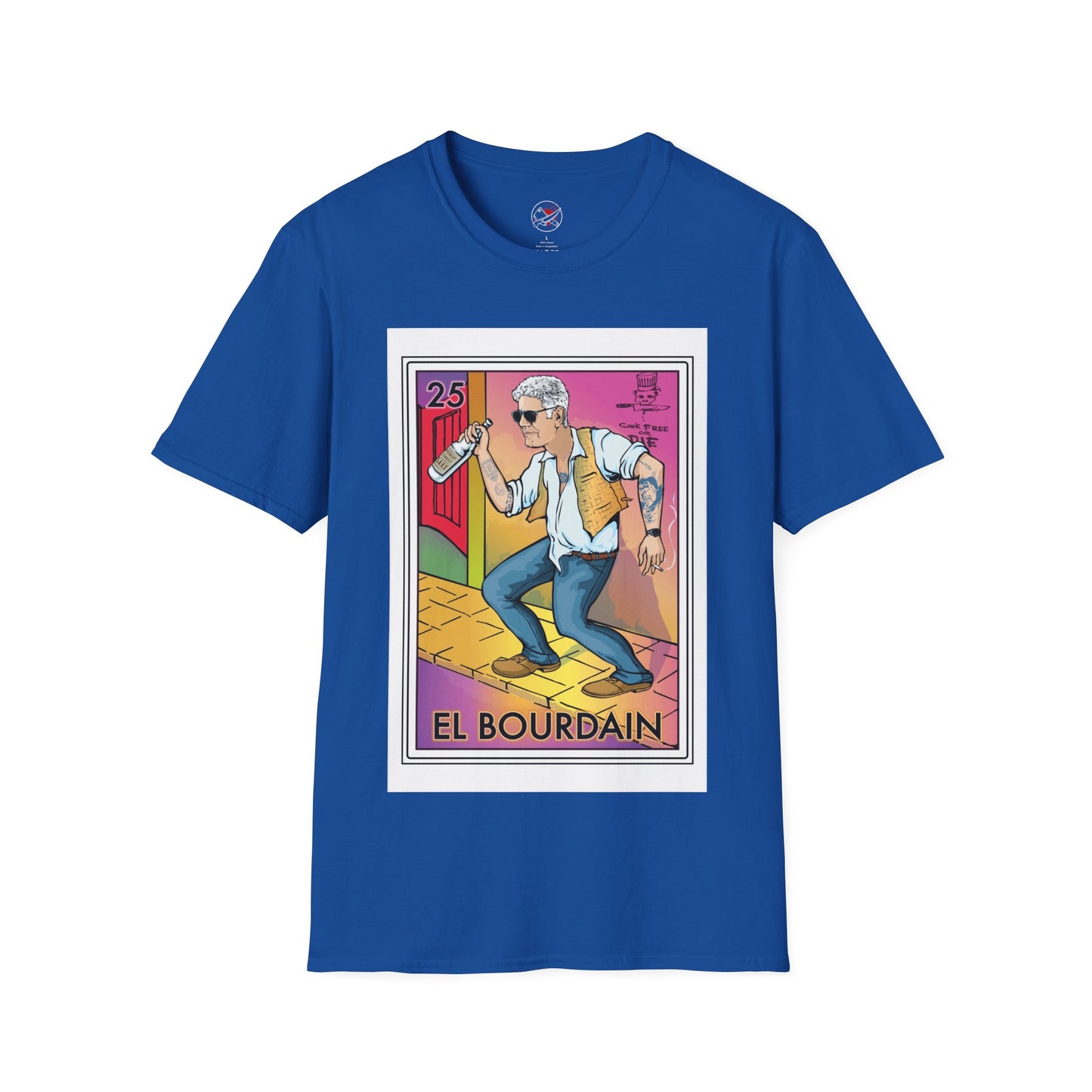 El Bourdain Chef Shirt | Cook Free or Die | Cleaver & Blade