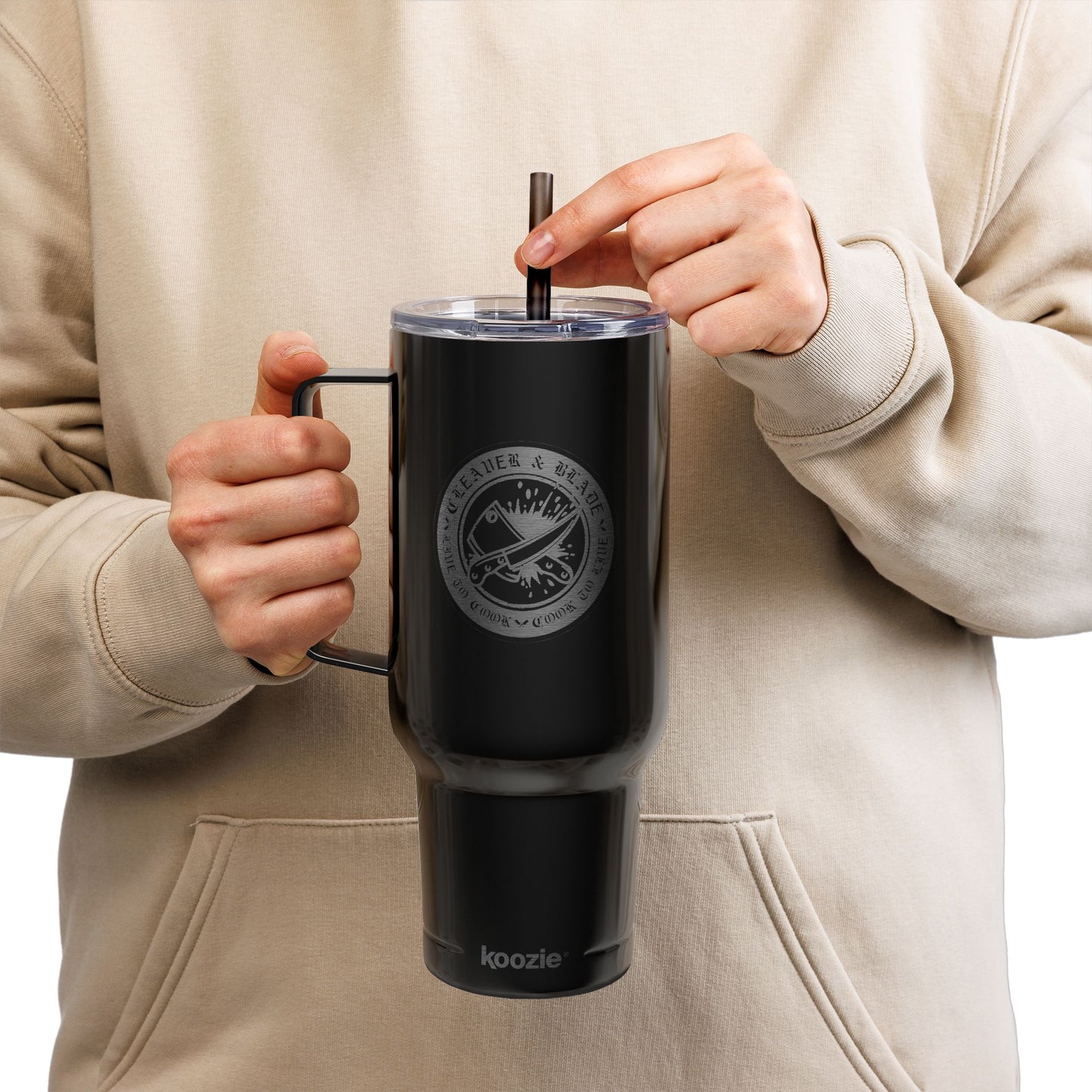 Cleaver & Blade™ Engraved Travel Tumbler, 40oz
