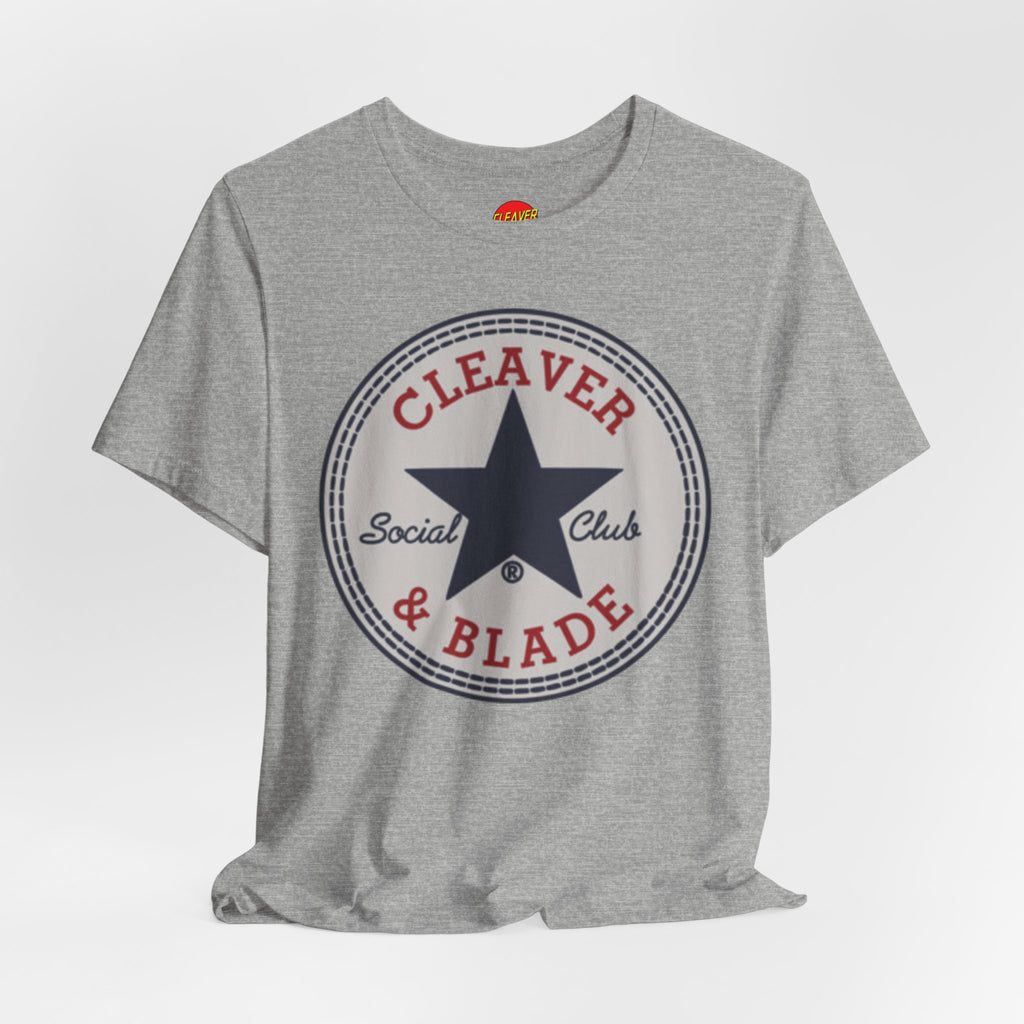 Cleaver & Blade Social Club Tee — Vintage Star Logo T-Shirt