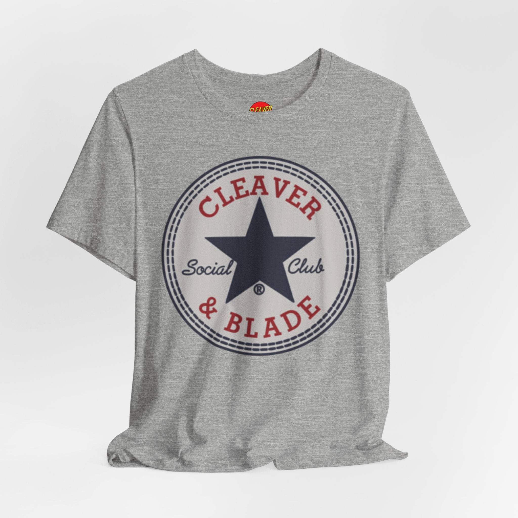 Cleaver & Blade Social Club Tee — Vintage Star Logo T-Shirt