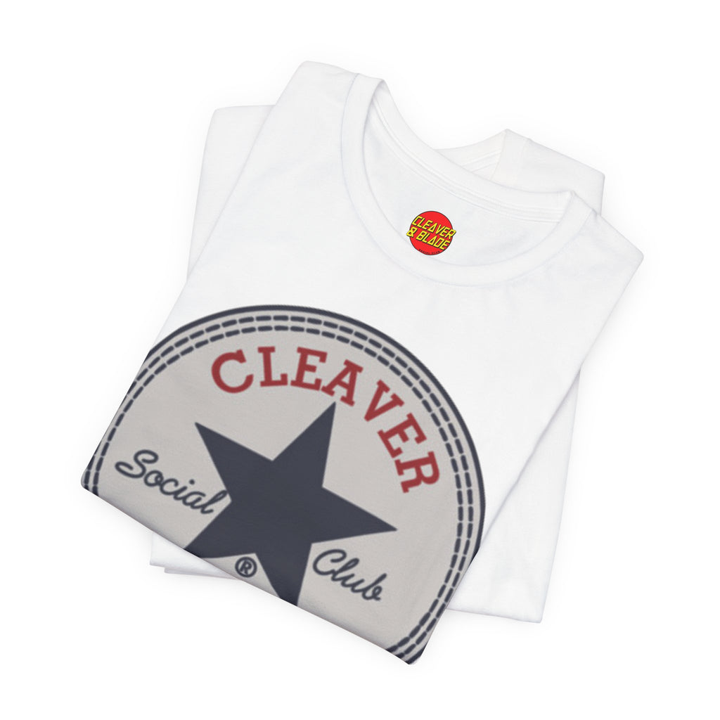 Cleaver & Blade Social Club Tee — Vintage Star Logo T-Shirt