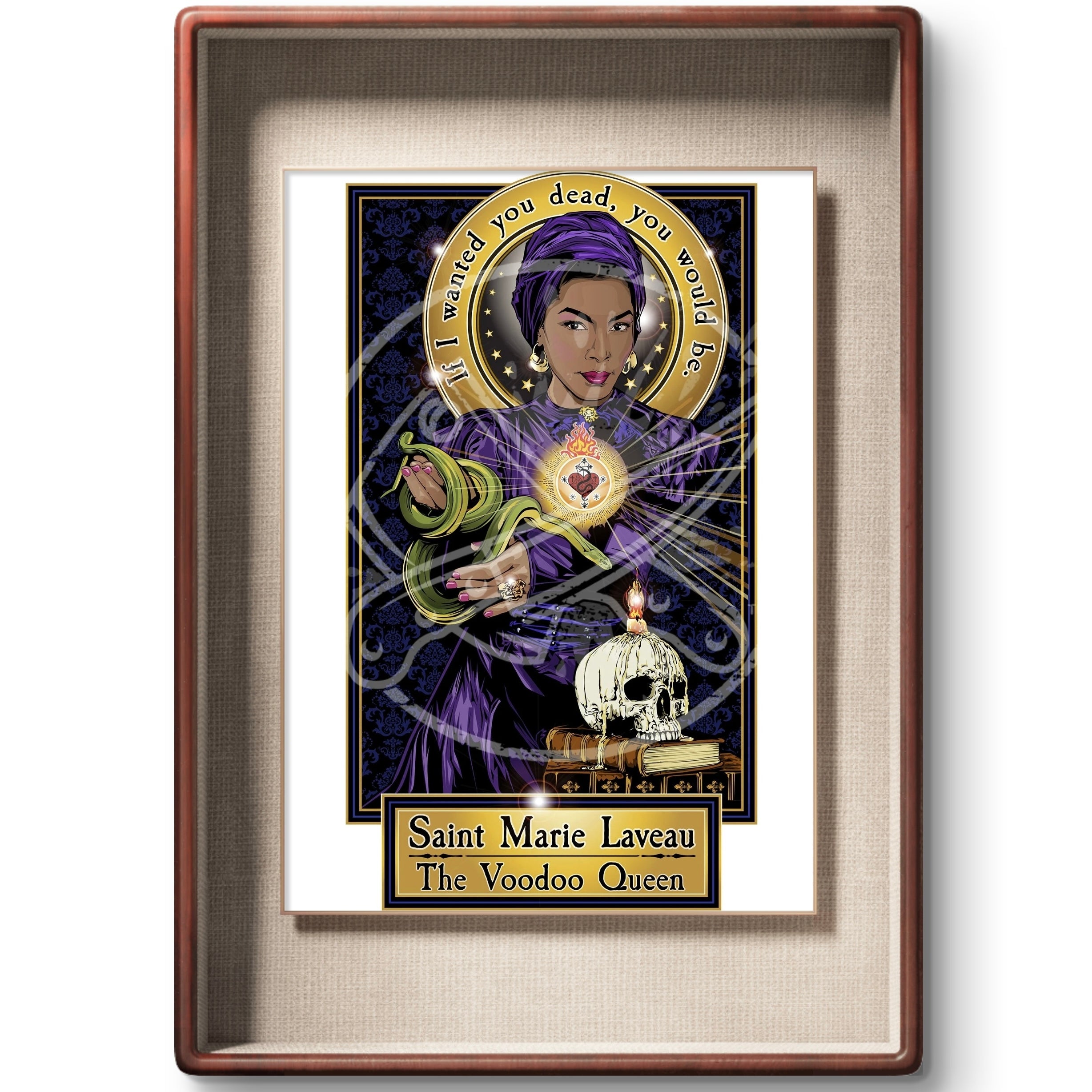 Saint Marie Laveau Poster Cleaverandblade.com