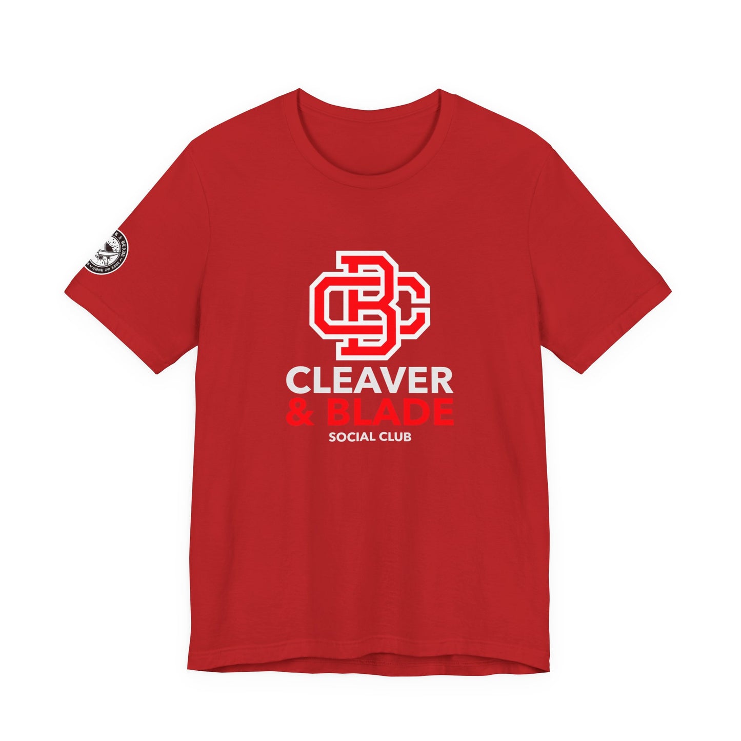 Cleaver & Blade Social Club — College Crest T-Shirt