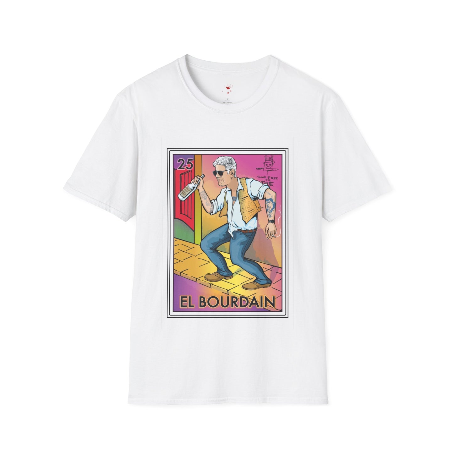 El Bourdain Chef Shirt | Cook Free or Die | Cleaver & Blade