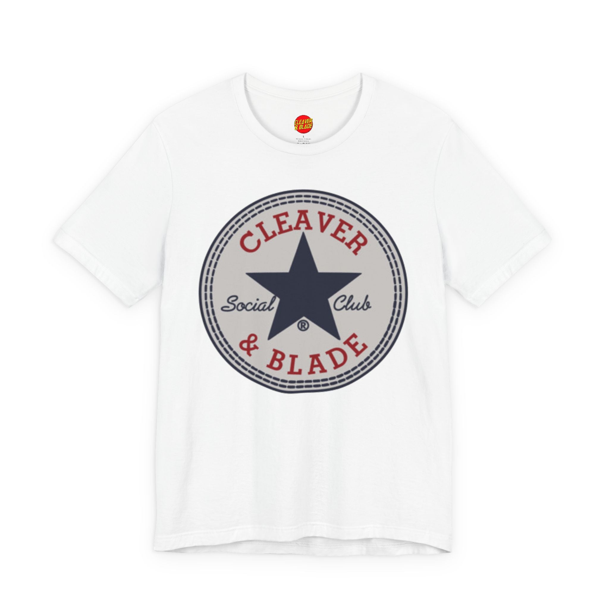 Cleaver & Blade Social Club Tee — Vintage Star Logo T-Shirt