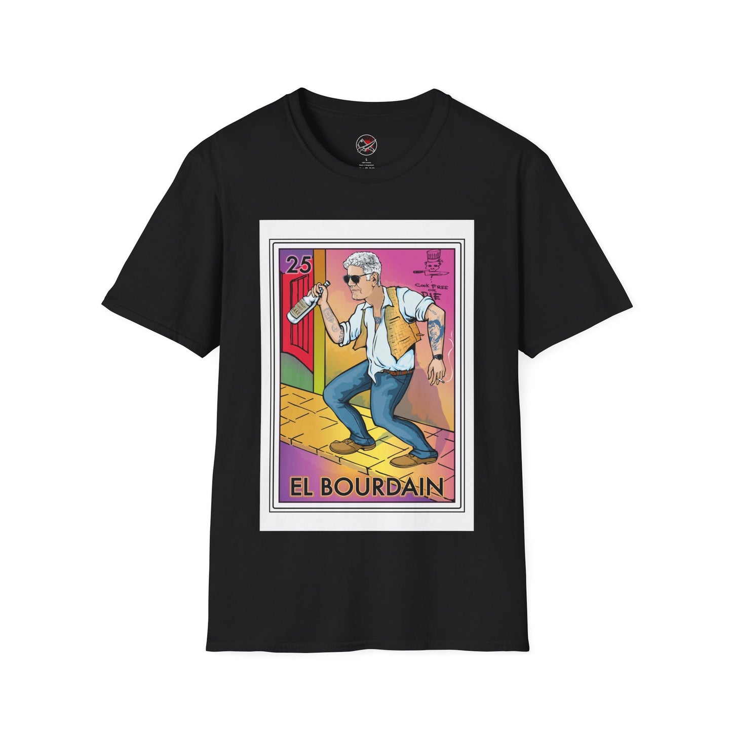 El Bourdain Chef Shirt | Cook Free or Die | Cleaver & Blade