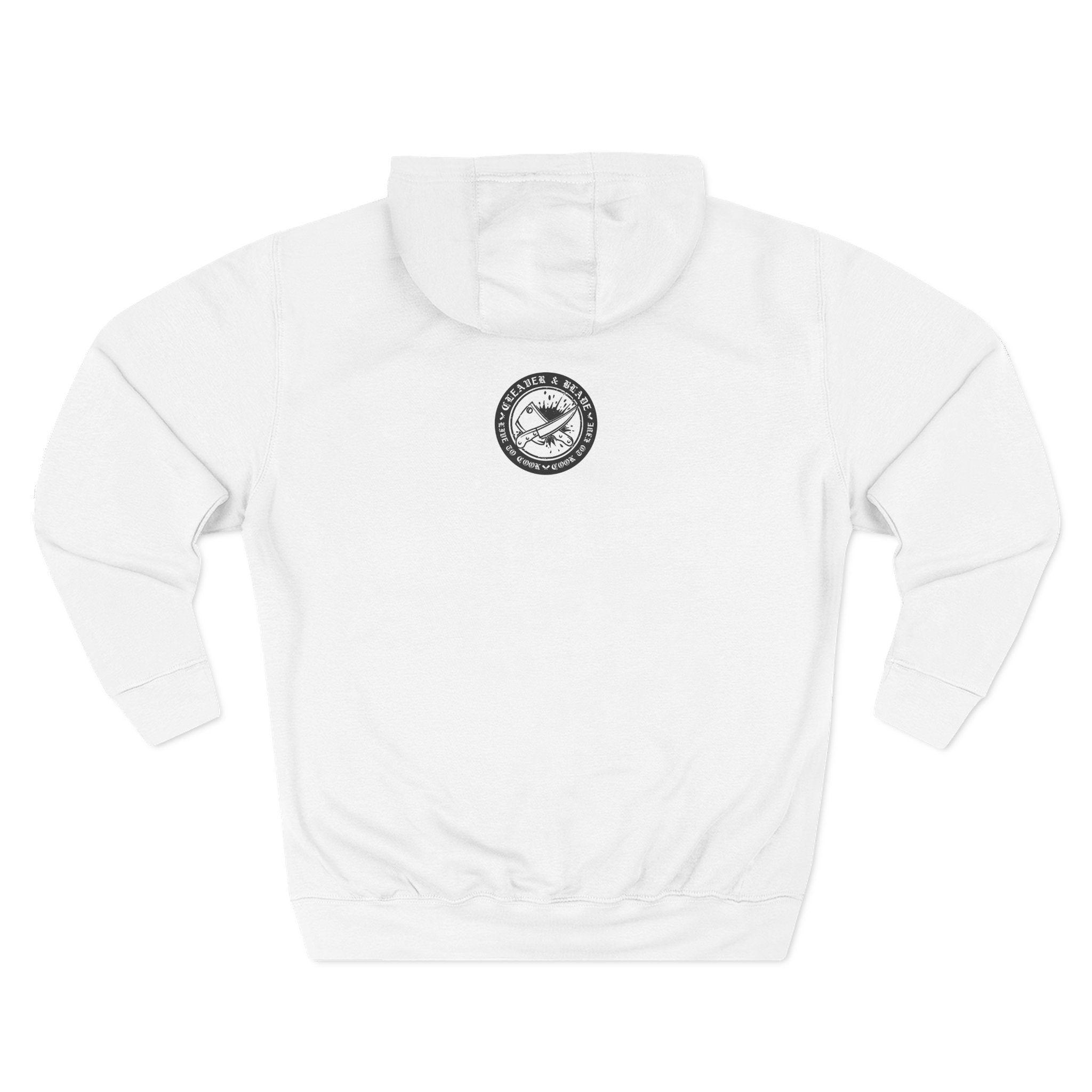 Crawfish Cuts Diagram Hoodie — Seafood Lover Graphic Fleece Hoodie