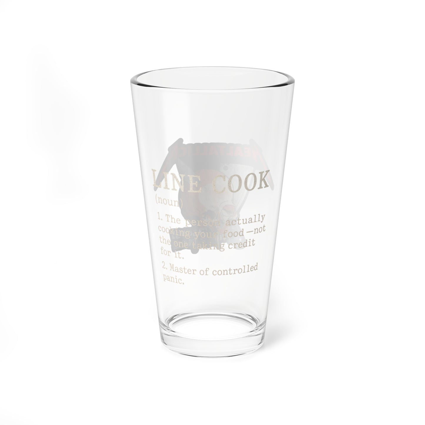 Cleaver & Blade™ "Post Shift" Pint Glass