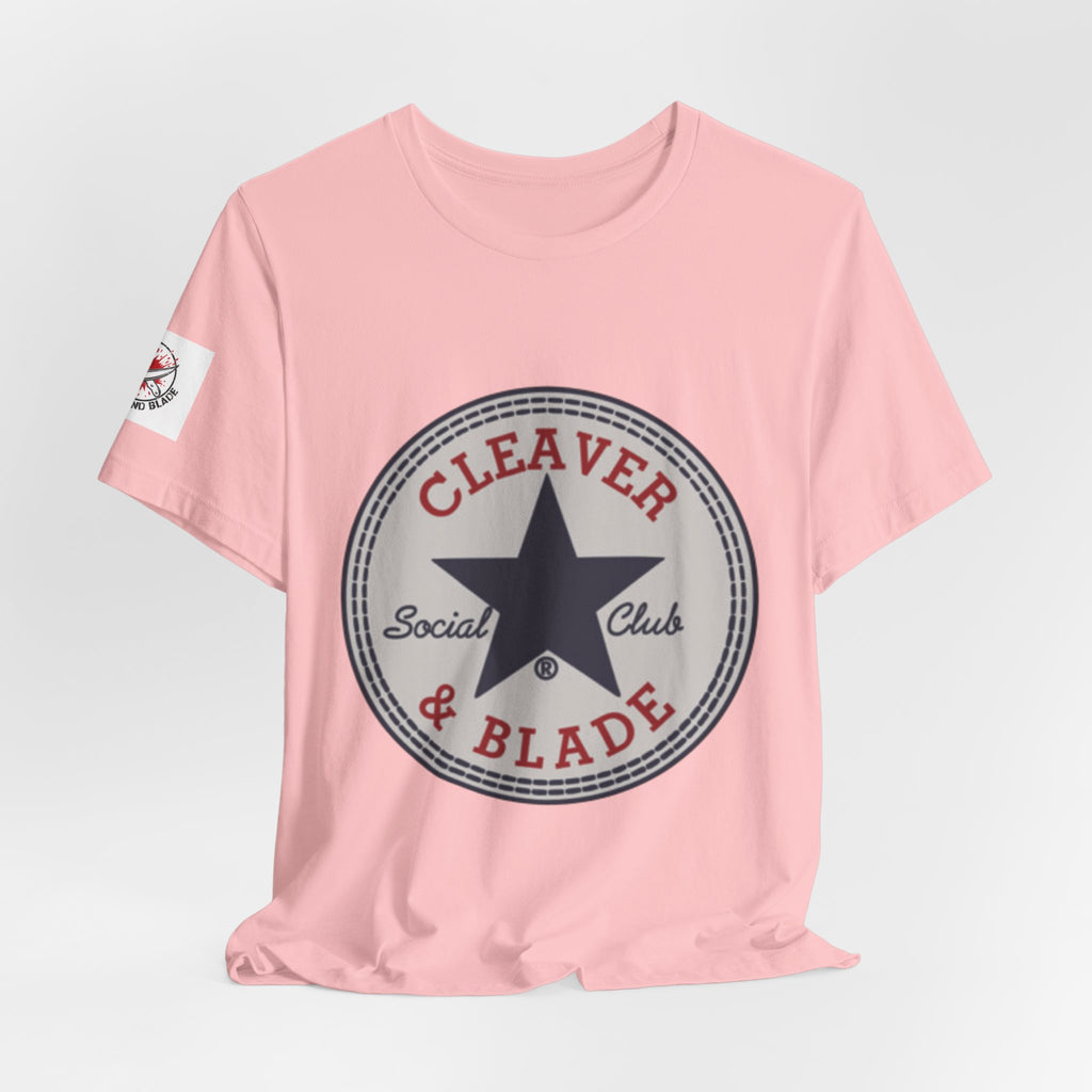 Cleaver & Blade Social Club Tee — Vintage Star Logo T-Shirt