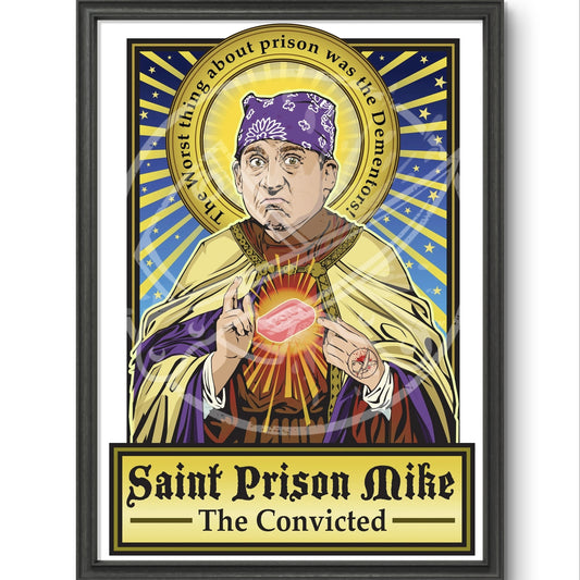 Saint Prison Mike Poster Cleaverandblade.com