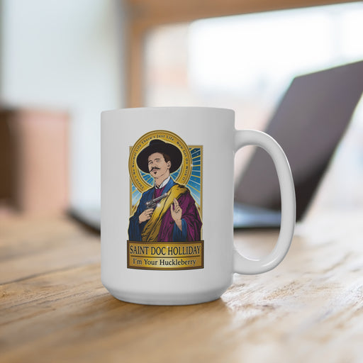 Chef Coffee Mug – “Saint Doc Holliday” Parody Mug | Cleaver & Blade®