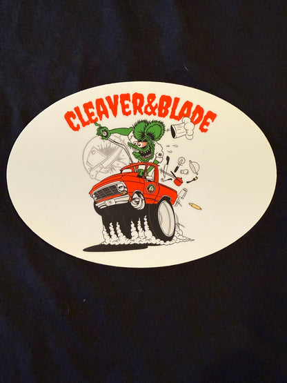 Chef’s 6-Pack Sticker Bundle | 7 Premium Vinyl Kitchen Stickers | Cleaver & Blade