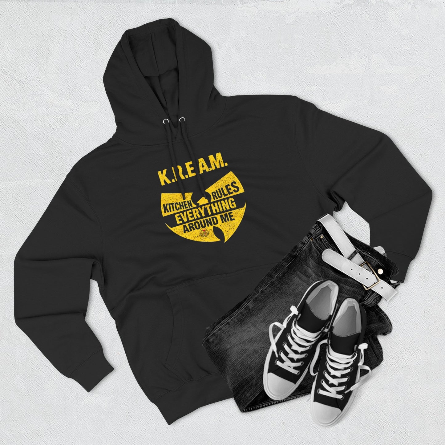 Chef Graphic Hoodie – K.R.E.A.M. Kitchen Rules Everything Around Me | Cleaver & Blade®