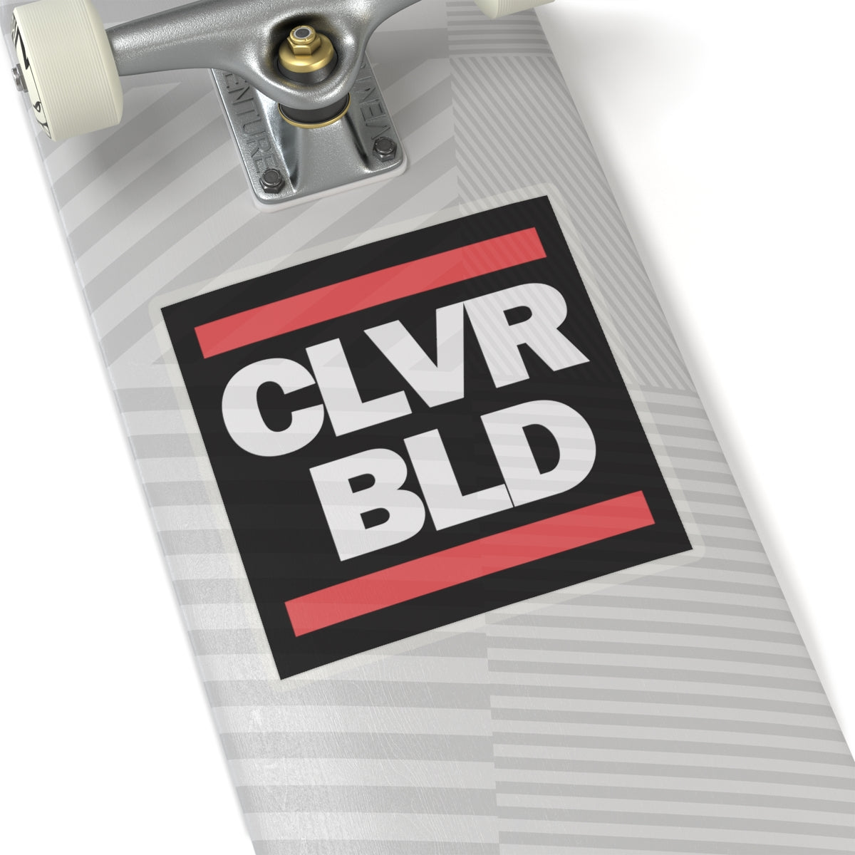 CLVR BLD Square Sticker — Bold Minimalist Laptop Decal