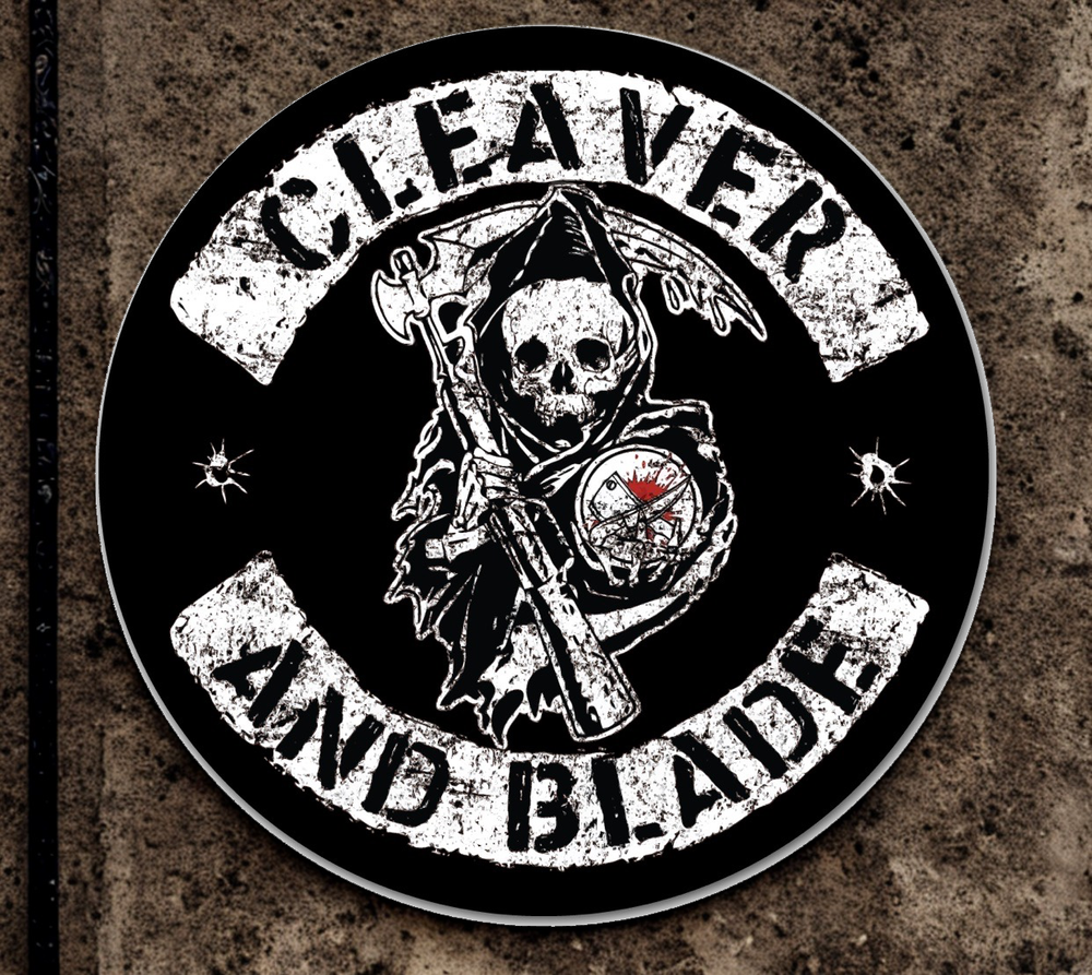 Chef’s 6-Pack Sticker Bundle | 7 Premium Vinyl Kitchen Stickers | Cleaver & Blade