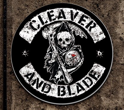 Chef’s 6-Pack Sticker Bundle | 7 Premium Vinyl Kitchen Stickers | Cleaver & Blade