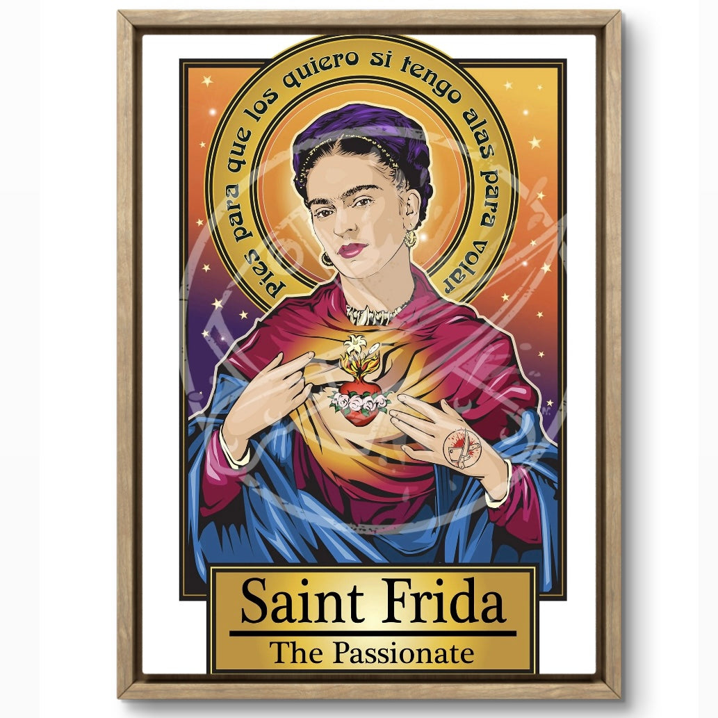 Saint Frida The Passionate Poster Cleaverandblade.com