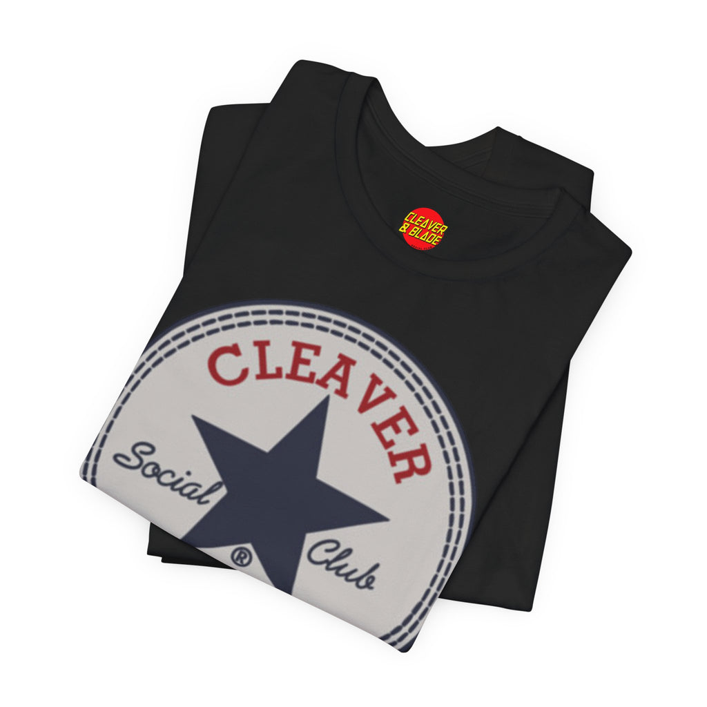 Cleaver & Blade Social Club Tee — Vintage Star Logo T-Shirt