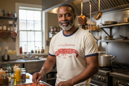 Crawfish Cuts  T-Shirt — Mud Bug Retro Boil Tee