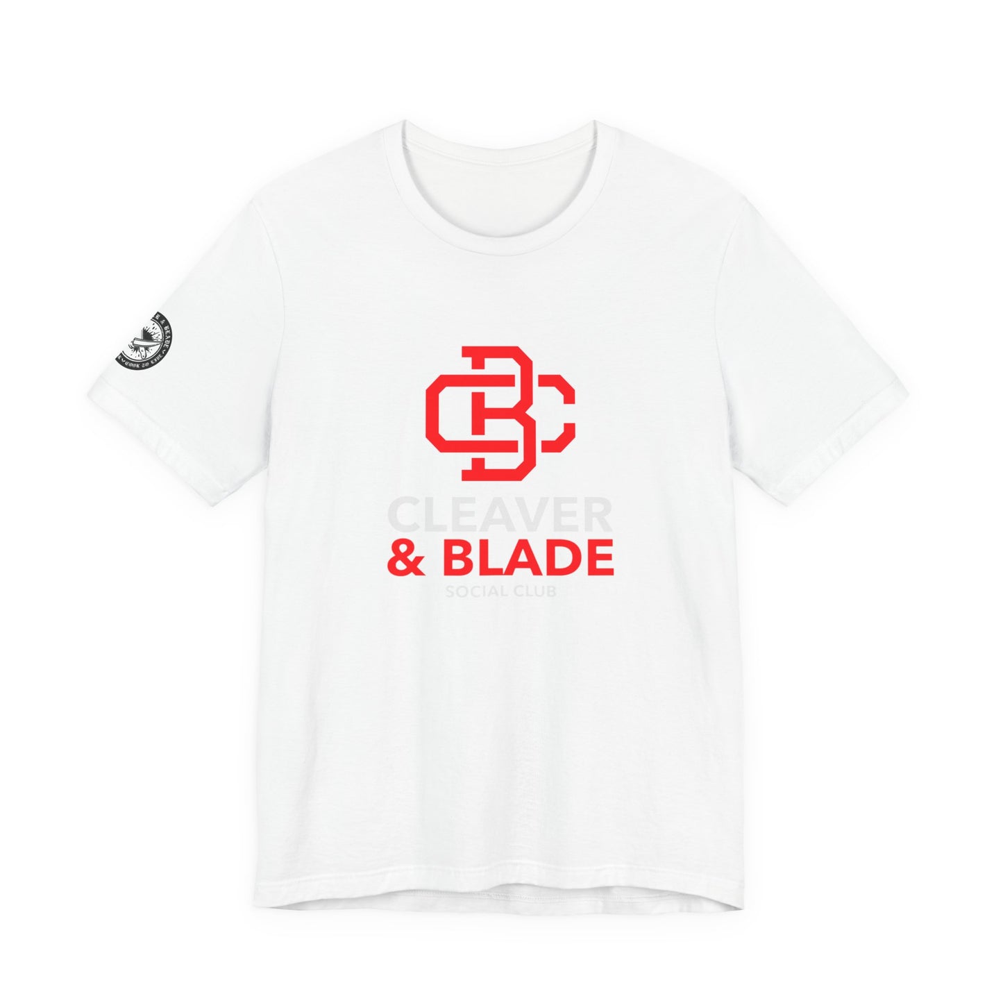 Cleaver & Blade Social Club — College Crest T-Shirt
