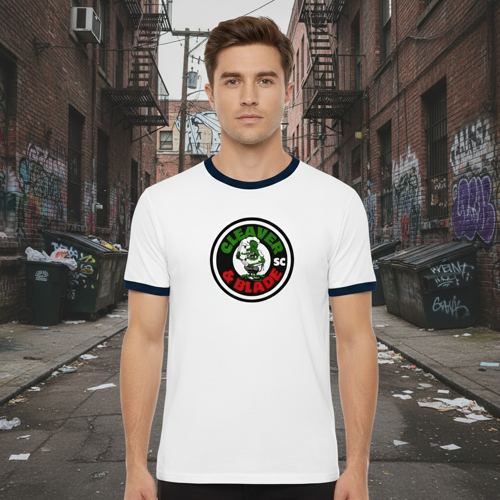 Cleaver & Blade SC Logo Ringer Tee