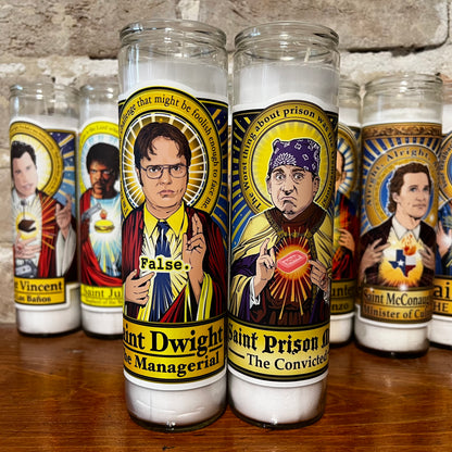 Saint Prison Mike Candle Cleaverandblade.com