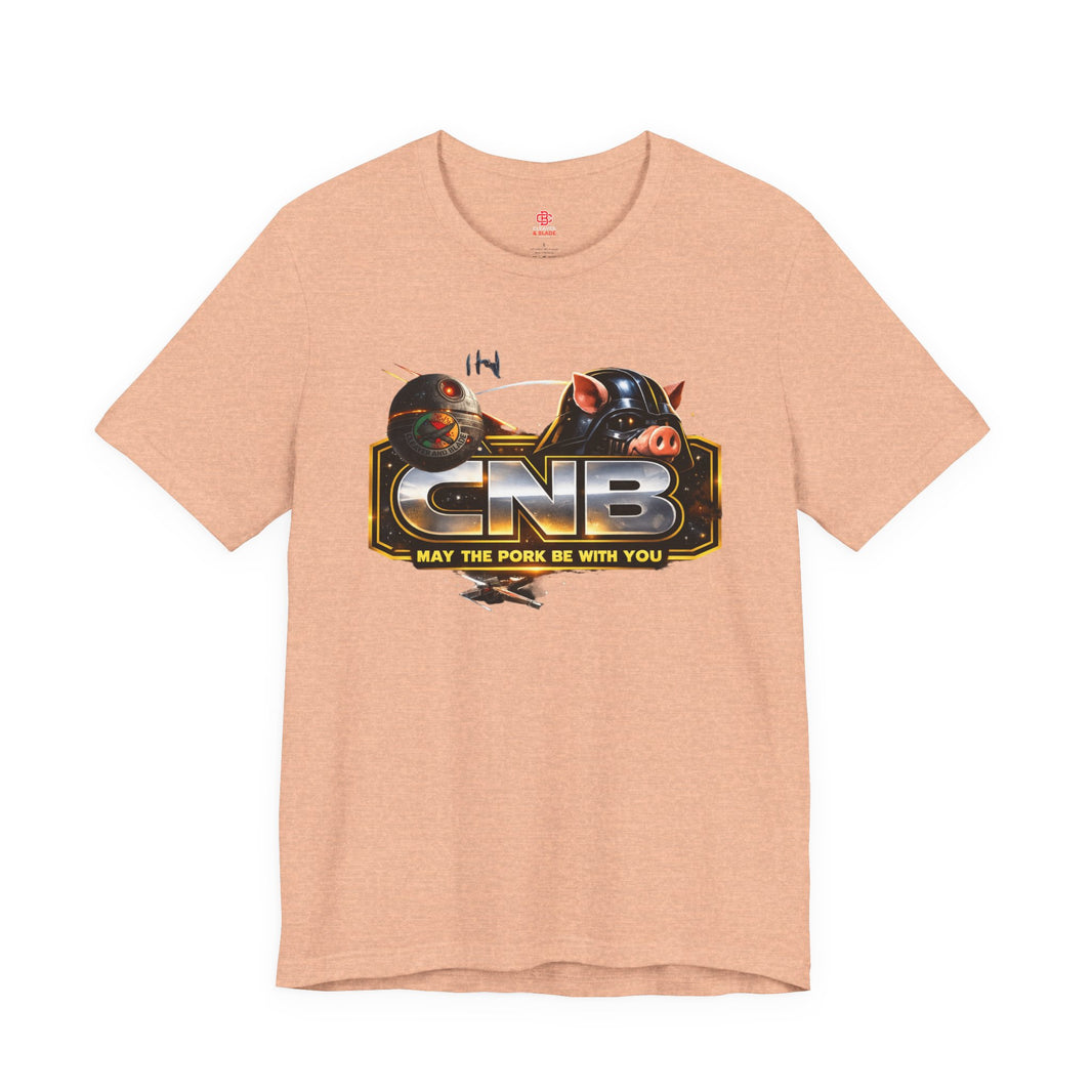 image The May the Pork Be With You™ T-Shirt is built for cooks who don’t pretend to be disciplined—especially when bacon’s on the line.