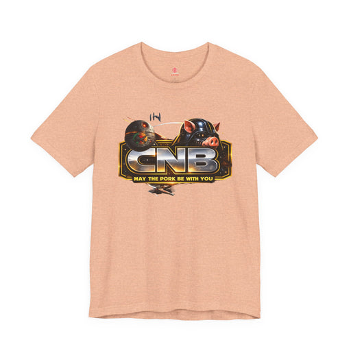 The May the Pork Be With You™ T-Shirt is built for cooks who don’t pretend to be disciplined—especially when bacon’s on the line.