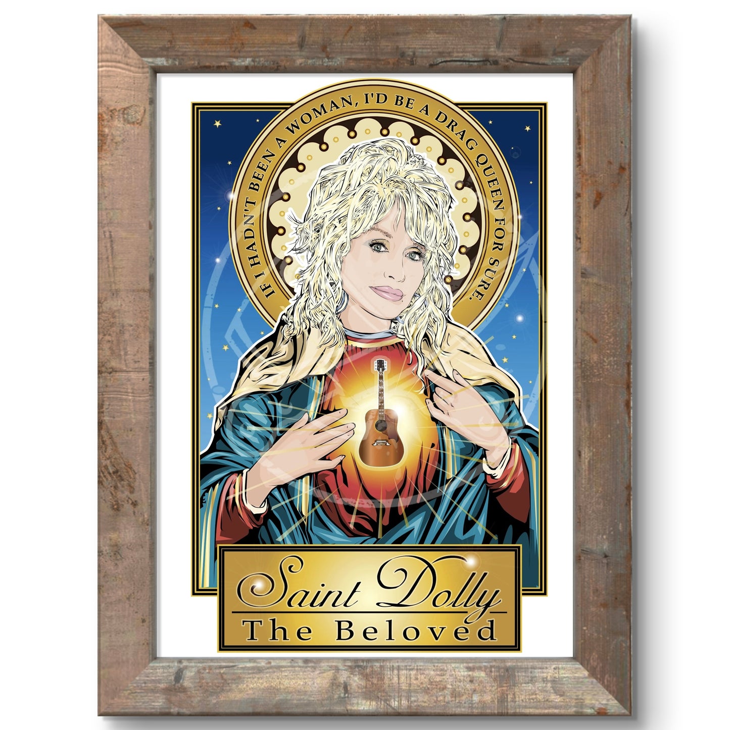 Saint Dolly The Beloved Poster Cleaverandblade.com