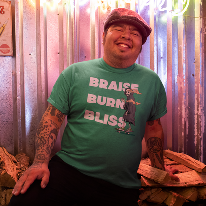 Braise Burn Bliss T-Shirt Cleaverandblade.com