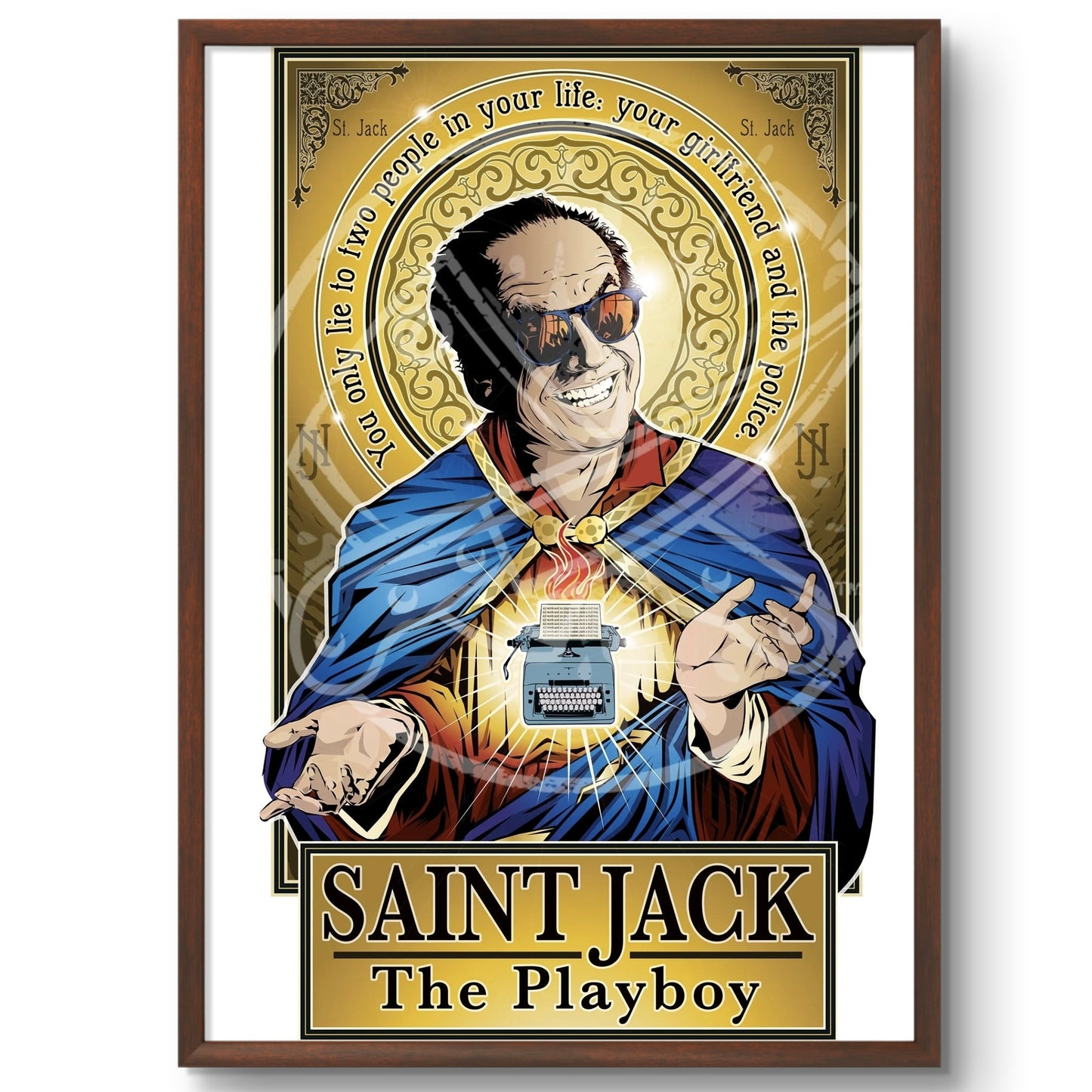 Saint Jack The Playboy Poster Cleaverandblade.com