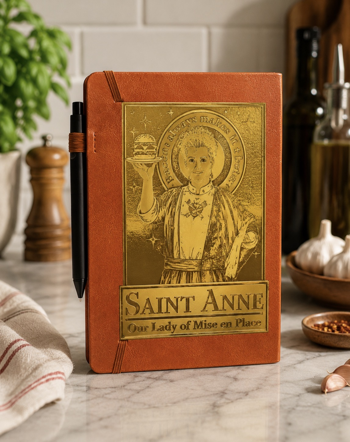 Saint Chef Anne Kitchen Notebook – Our Lady of Mise en Place