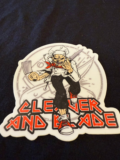 Chef’s 6-Pack Sticker Bundle | 7 Premium Vinyl Kitchen Stickers | Cleaver & Blade
