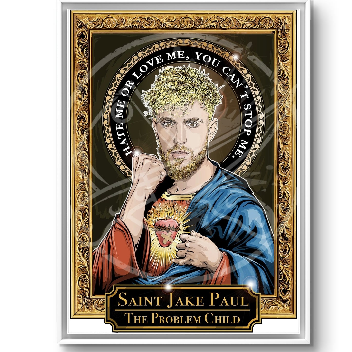 Saint Jake Paul The Problem Child Poster Cleaverandblade.com