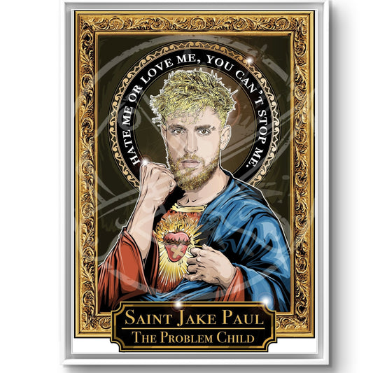 Saint Jake Paul The Problem Child Poster Cleaverandblade.com