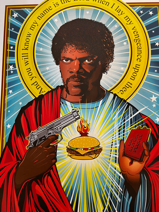 Saint Jules-Shepherd of the Weak Poster Cleaverandblade.com